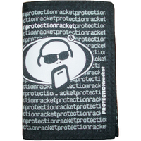 Protection Racket Wallet in Black with Black &amp; White Logo PR926330