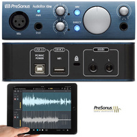Presonus AudioBox iOne 2x2 USB iPad Recording Interface 1x Mic input