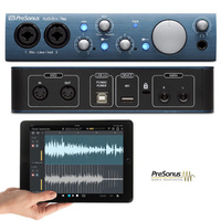 Presonus AudioBox iTwo 2x2 USB iPad Recording Interface 2x Mic input