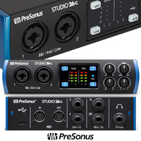 Presonus Studio 26C Audio interface with 2 x XMAX class A preamps