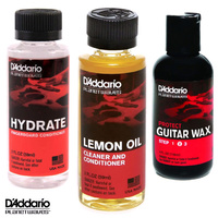 Planet Waves Fret Hydrate Lemon Oil Polish Carnauba Wax Guitar Care Pack