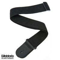 Planet Waves Black Polypropylene Guitar Strap PWS100