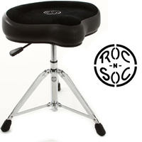 Roc n Soc Nitro Rider Hydraulic Gas Lift Original Black Top Drum Stool Throne Seat