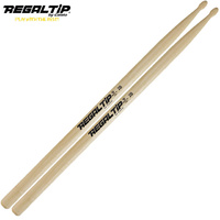 Regal Tip 1 x Pair 2B W Wood Tip Drum Sticks