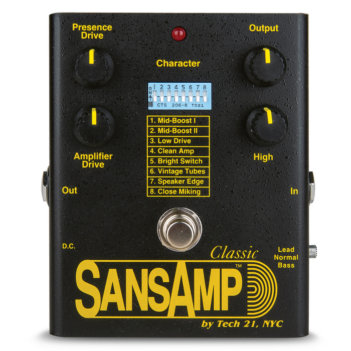 Sansamp Classic Bass Preamp Pedal Reissue [SA1]