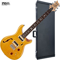 PRS SE Custom 22 Semi Hollow Electric Guitar Santana Yellow inc Hard Case Paul Reed Smith