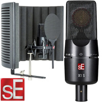 sE X1 S Studio mic pack Cardioid condenser Microphone Vocal Booth Bundle 