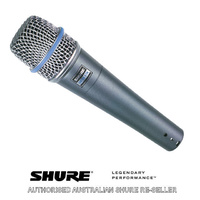 Shure Beta 57A Super Cardiod Instrument Dynamic Microphone Australian authorised Shure reseller
