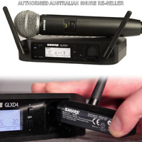 Shure GLXD24SM58 Professional SM58 Digital Wireless Microphone System Handheld