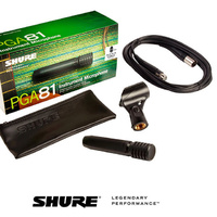 Shure PGA81XLR PG Alta PGA 81 Condenser Microphone inc 5m XLR XLR Cable