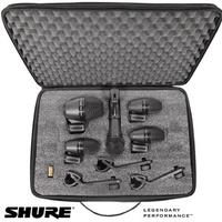 Shure PGA Drum Kit Microphone Pack 5pce inc leads and clamps PGADRUMKIT5