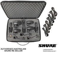 Shure PGA DRUMKIT7 Drum Kit Microphone Pack 7 pce inc leads and clamps