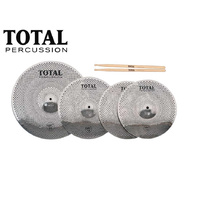 Total Percussion 14 16 20 Sound Reduction Cymbals Pack Box Set