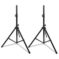 2 X Heavy Duty Steel PA Speaker Stands DJ Rehearsal Live DP Stage SS350 Pair
