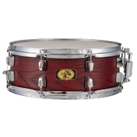 Tamburo Snare Drum 14 x 5.5 Inches Wood Grain Red T5LX