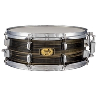 Tamburo Snare Drum 14 x 5.5 Inches Wood Grain Black T5LX