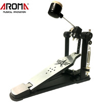 Single Bass Drum Pedal Twin Chain Kick Pedal Dual Sided Beater Base Plate - Aroma