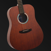 Tanglewood Elemental Solid Mahogany Top Dreadnought Acoustic Guitar [TE5-BL]