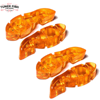 Tuner Fish Drum Kit Lug Locks Orange 4 Pack