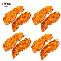 Tuner Fish Drum Kit Lug Locks Orange 8 Pack