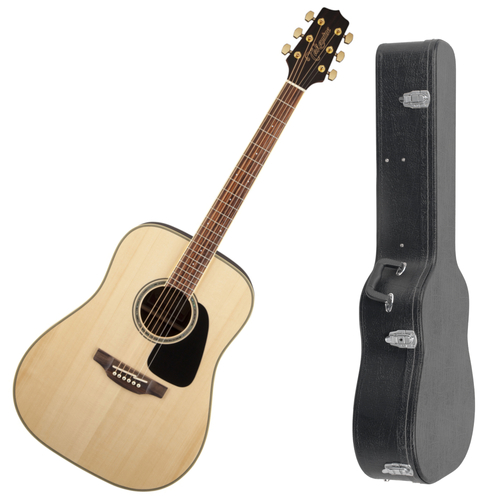 Takamine GD51-NAT Dreadnought Acoustic Guitar Natural + Hardcase V-Case HC1005
