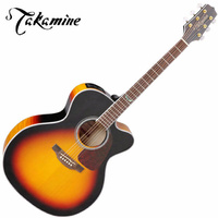 Takamine GJ72CE Solid Top Jumbo Acoustic Electric Guitar Brown Sunburst