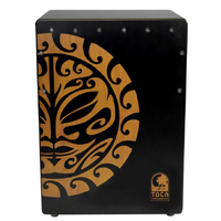 Toca Extended Range Bass Reflex Cajon with Tiger Mask Design TOCTCAJERTM