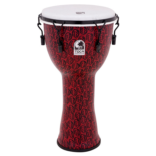 Toca Freestyle 2 Series Mech Tuned Djembe 12" in Red Mask TOCTF2DM12RM