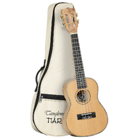 Tanglewood TWT11B Tiare Concert Uklulele Cedar/Spalted Maple with Bag