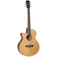 Tanglewood Java Superfolk Cutaway Electric Left-Handed Guitar