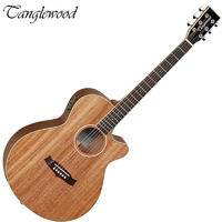 Tanglewood Union Super Folk Acoustic Electric Guitar Solid Mahogany Top TWUSFCE