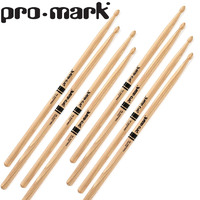 Promark 5A Wood Tip Drum Sticks 4 Pack TX5AW-4P Forward 5AW