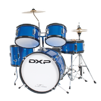 DXP 5 Piece Junior Size Drum Kit 16&quot; 8&quot; 10&quot; 12&quot; 10&quot;Sn Metallic Blue TXJ5MBL