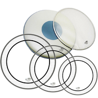 Remo Clear Pinstripe 10"12"14" UT Drum Heads + 14" CS Snare Top and Snare Bottom