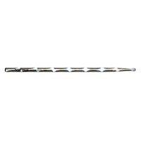 Vater 1 x Pair of 5AN Colour Wrap Silver Optic Nylon Tip Drum Sticks VP-VCS5AN