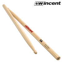 Wincent 1 x Pair 5A US Hickory Wood Tip Drum Sticks