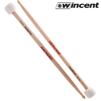 Wincent Dual Sticks Cymbal Mallet Combination Hickory Wood Tip Drum Stick