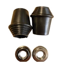 Zowag Bass Drum Spur Plastic Foot &amp; Metal Nut Pair 