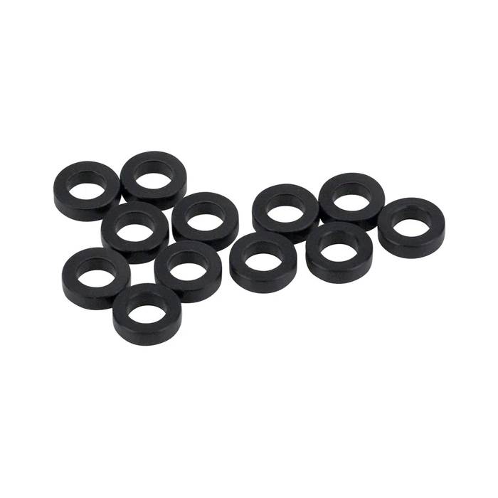 Zowag Plastic Nylon Tension Rod Washer Black x12