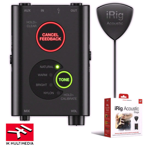 IK MultiMedia iRig Acoustic Stage Digital Microphone System for