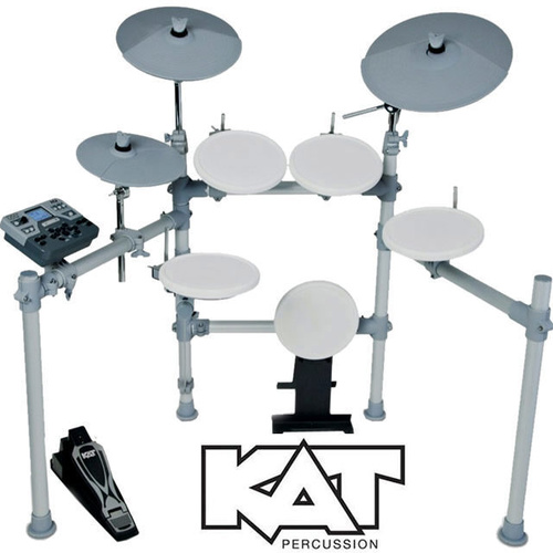 KAT Percussion KT2 5 Pce Electronic drum kit dual zone pads and cymbals