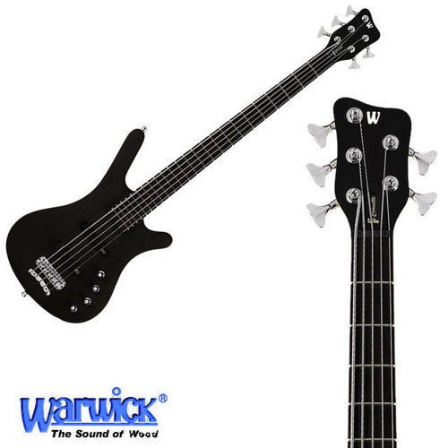 Warwick Rockbass Corvette Basic 5 String Bass Guitar Active Pickups
